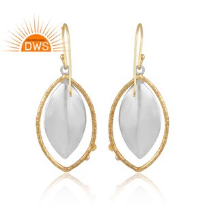 Boucles d'oreilles pendantes en laiton de designer avec zircon vert naturel, bijoux pour femmes, cadeau pour elle - Product Image 4