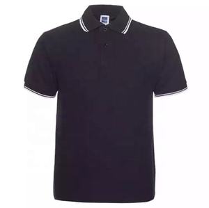 High Quality Polo T shorts 100 Cotton OEM Custom Logo Cheap Men's Polo Tee Shirt - Product Image 5