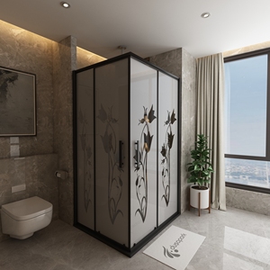 Everkaki — meuble de douche en verre trempé 2, toute taille, fermé, moderne, de 4mm et 6mm, personnalisé, turquie - Product Image 2