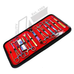 Kit d'Anatomie Avancée 2026 – 24 Outils Manuels Premium en Acier Inoxydable et Titane, Étui Couleurs Arc-en-ciel, Instruments Chirurgicaux Essentiels - Product Image 4