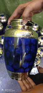 Suministros funerarios para adultos, urna azul de Athens - Product Image 6