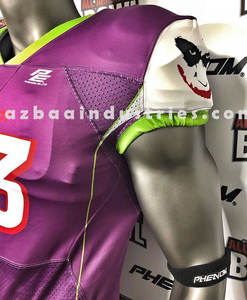 ปากีสถานทำที่มีคุณภาพสูงบุกตะเข็บเสื้ออเมริกันฟุตบอล - Product Image 6