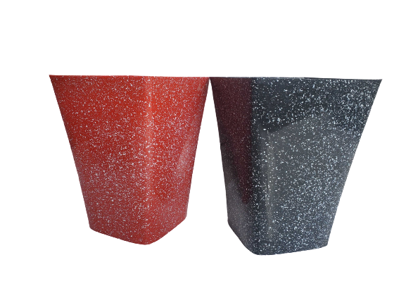 Balck/Aérosol de peinture rouge