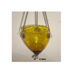 Stock de lujo muy barato al por mayor tasa colgante de vidrio decorativo Tealight Votives - Product Image 1