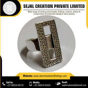 Vintage New 925 Sterling Silver Tribal Jewelry Rings Shell incrusté de chiffres motif pour mariage et anniversaire - Product Image 6