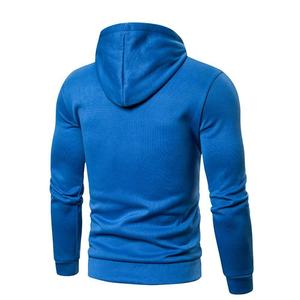 Sudadera con capucha personalizada para hombre, de algodón 100%, con capucha, Jersey deportivo informal de bloque de Color, talla grande, OEM - Product Image 4