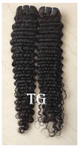 Venta al por mayor 100% Virgen cutícula alineado profundo rizado indio templo Remy humano 24 ''12A 11A solo donante pelucas crudas alto sin procesar - Product Image 4