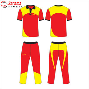 100% Polyester Customized New Design <b>Cricket</b> Jersey Uniforms <b>Sets</b> with club logo and design, - Product Image 2