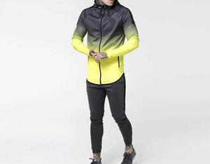 Unisex Slim-Fit logotipo personalizado impreso invierno correr gimnasio desgaste grueso Plus XL conjunto equipo de entrenamiento de lana con técnica de sublimación - Product Image 3