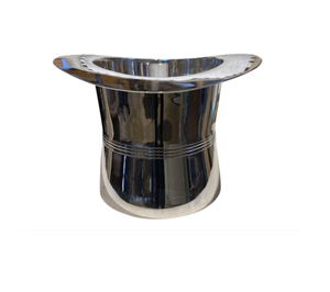 Century <b>Silver</b> <b>Top</b> Hat Champagne Bucket or Wine Cooler for indoor outdoor parties or occasion Customizable - Product Image 1