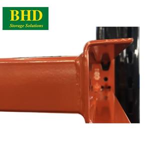 Rack à palettes sélectif en acier industriel orange de 96 pouces 11000-51000lbs le plus vendu avec étagères à boulons à 5 couches - Product Image 5