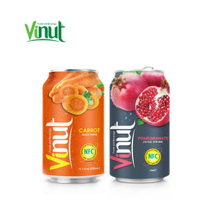 Botella de puré a granel de jugo 330ml Zumo de fruta de zanahoria enlatado 200ml Lata (enlatada) Kosher recién exprimido Normal HACCP GMP ISO - Product Image 1