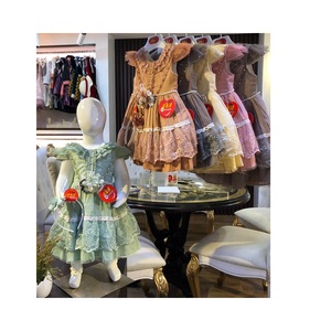 Vestido de algodón Jacquard con diadema para bebé y niña, nuevo diseño - Product Image 1