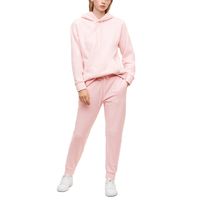 Conjuntos Deportivos de Chándal para Mujer, Ecológicos, 100% Algodón, de Alta Calidad, con Logotipo Personalizado, Lisos, Tallas Grandes para Invierno