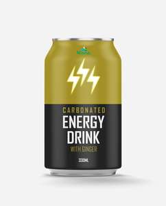 Etiqueta privada Tiger Ginger Flavor Energy Drink 330ml Short Can Carbonate Beverage Certified Halal para Power Energy Effects - Product Image 1