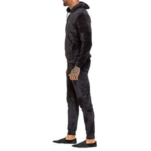 Survêtements de jogging personnalisés coupe-vent respirants grande taille en velours pour hommes et femmes – Collection Hiver – Vente en gros - Product Image 3