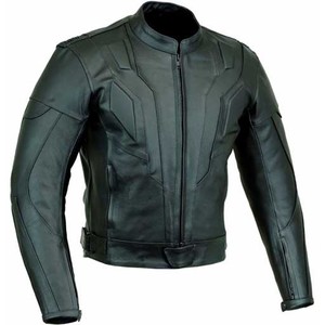Blouson en cuir moto coupe-vent et respirant Blousons moto en cuir véritable - Product Image 4