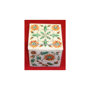 กล่องลายหินอ่อนทรงสี่เหลี่ยม - Product Image 1