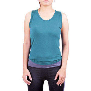 The Solid Color <b>Singlet</b> Sleeveless Vest Sports Muscle Body Building Gym Wear Fitness Women Tank Tops - Product Image 6