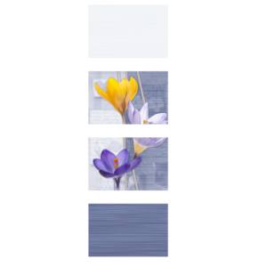 Green color flower design <b>decorative</b> ceramic glazed wall <b>tiles</b> 300x450mm - Product Image 2