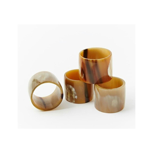 Cuerno Natural anillo de servilleta alta calidad diseñador servilleta anillo de cuerno, anillo de servilleta hecho por Axiom acentos para el hogar - Product Image 3
