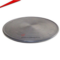 Lazy Susan Plattenspieler aus gehärtetem Glas