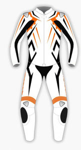 Costume de moto en cuir professionnel Avro D1, ensemble de deux pièces, pour moto - Product Image 2