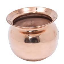 Copper designer Lota for temple and home - Product Image 4