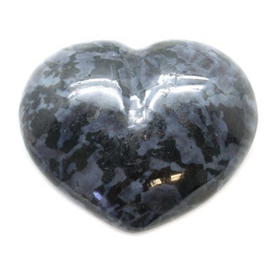 Gabro natural jaspe Palm corazón piedra cristal Palm piedra hinchado corazón Piedra Natural curación Reiki piedra preciosa ágata mayorista - Product Image 6