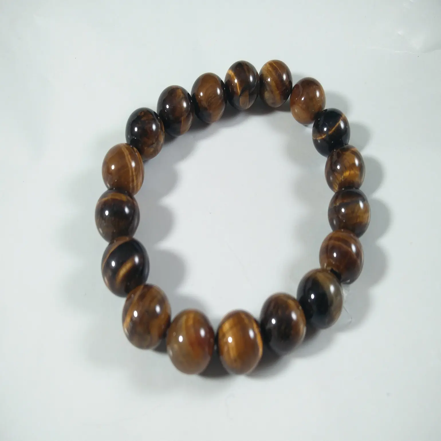 Natural crystal wholesale Gemstones Tiger Eye Starch elastic Beads Bracelet Beautiful super Quality