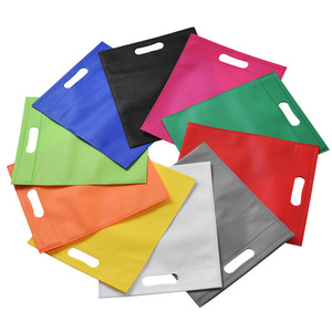 Bolsas troqueladas no tejidas al precio más barato, bolsas de mano no tejidas con mango ultrasónico, bolsas de polipropileno no tejidas con logotipo personalizado impreso en bolsas - Product Image 1