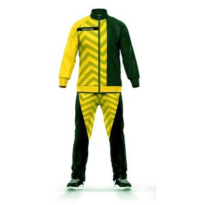 Survêtements d'hiver personnalisés pour hommes, imprimés en sérigraphie, réversibles, respirants, 100 % polaire polyester, longueur intégrale - Product Image 4