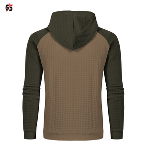 Của Nam Giới Thời Trang Giản Dị Mặc Hàng Ngày Mùa Đông Ấm Áo Thun Hoodie Mềm Cotton Fleece Vải Tùy Chỉnh Logo In Sản Phẩm Chất Lượng Cao Cấp - Product Image 3