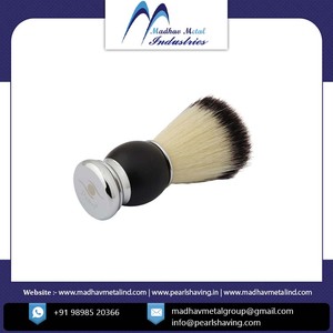 Pearl Badger Hair Shaving Brush with Metal Handle (Super Badger Model)-New Design Customized - Product Image 6