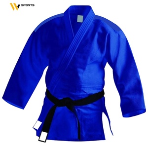 W189 venta al por mayor perla tejido Jiu Jitsu Gi 100% algodón Kimono trajes con parches bordados MMA artes marciales desgaste BJJ Gi - Product Image 4