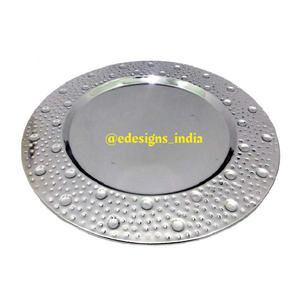 Plaque de chargeur en métal au Design Unique, Design créatif, fait à la main, vente en gros, sous plaque, couleur personnalisée, ronde, meilleure qualité - Product Image 4