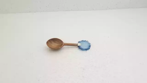 Juego de cubertería de cuchara de madera con mango de ágatas para el hogar, Hotel, cocina, restaurante, juegos de Cubiertos de la mejor calidad - Product Image 2