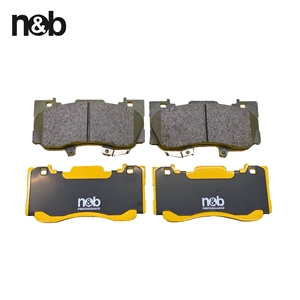 N & B ประสิทธิภาพการแข่งรถผ้าเบรคเซรามิกสำหรับฟอร์ดมัสแตง2015- FR3C2001BA 22353ผ้าเบรค