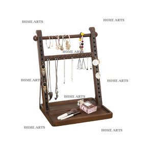 Expositor de Joyería de Madera Color Marrón Hecho a Mano, Buen Diseño, Tamaño Personalizado, para los Más Vendidos - Product Image 1