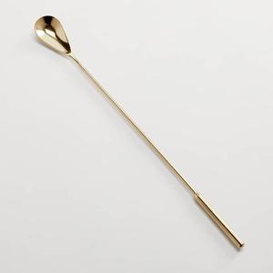 Cuillère en laiton de haute qualité pour agitateur à cocktail de mélange de barware avec long manche et mieux poli et Offre Spéciale - Product Image 4