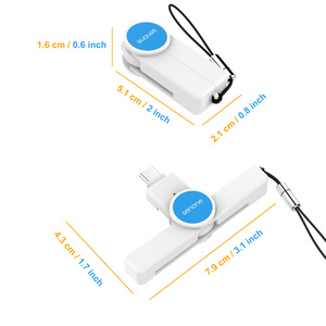 Senone Thẻ Sim Bán Chạy Nhất Thẻ Ghi Nợ Emvmobile Ngân Hàng Điện Thoại Typc-c Đầu Đọc Thẻ Điện Thoại Di Động USB C Đầu Đọc Thẻ Thông Minh - Product Image 4