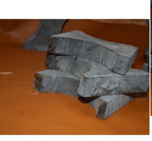 บัฟฟาโลฮอร์นดาบจับขนาดจับสีน้ำตาลควายฮอร์นดาบจับกับธรรมชาติขัดด้วยขนาดสินค้าสำหรับขาย - Product Image 4