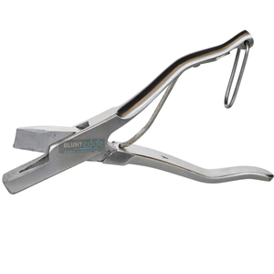 Venta al por mayor: Nuevo cortador de orejas de 6 pulgadas en forma de V de acero inoxidable, reutilizable, duradero y ecológico para identificación veterinaria de ganado. - Product Image 1