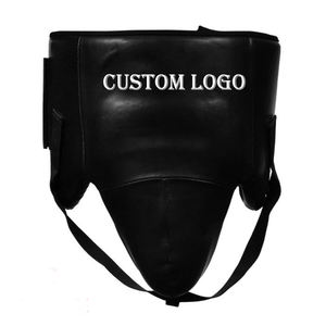Protector Inguinal de Cuero Sintético Personalizado al por Mayor, Protector Inguinal de Alta Calidad para Boxeo, MMA, Kick Boxing - Product Image 1