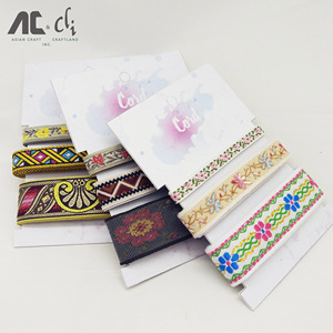 Trend 2022 DIY <b>Accessories</b> Vintage Jacquard Woven <b>Braid</b> Set of 3 - Product Image 5