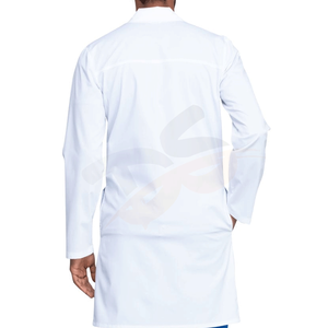 Bata de Laboratorio Médica de Alta Calidad en Tejido de Poliéster/Algodón, Personalizable para Uso Hospitalario - Product Image 2