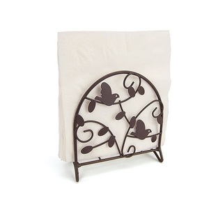 Porte-serviettes en métal noir pour accessoires de table, couleur noire, au meilleur prix - Product Image 4