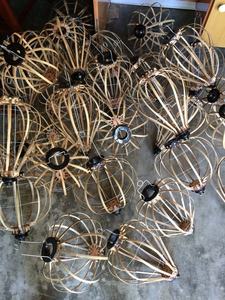 Marco de farol de bambú, marco de bambú para farol (0084587176063 WS Sandy) - Product Image 3