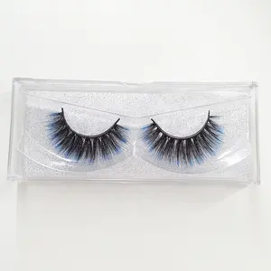 Best factory price own brand eyelashes 3d colorful mink eye lashes faux mink eyelash