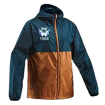 Blusa de chuva masculina plus size à prova d'água preta tingida para uso ao ar livre, jaqueta de tamanho personalizado